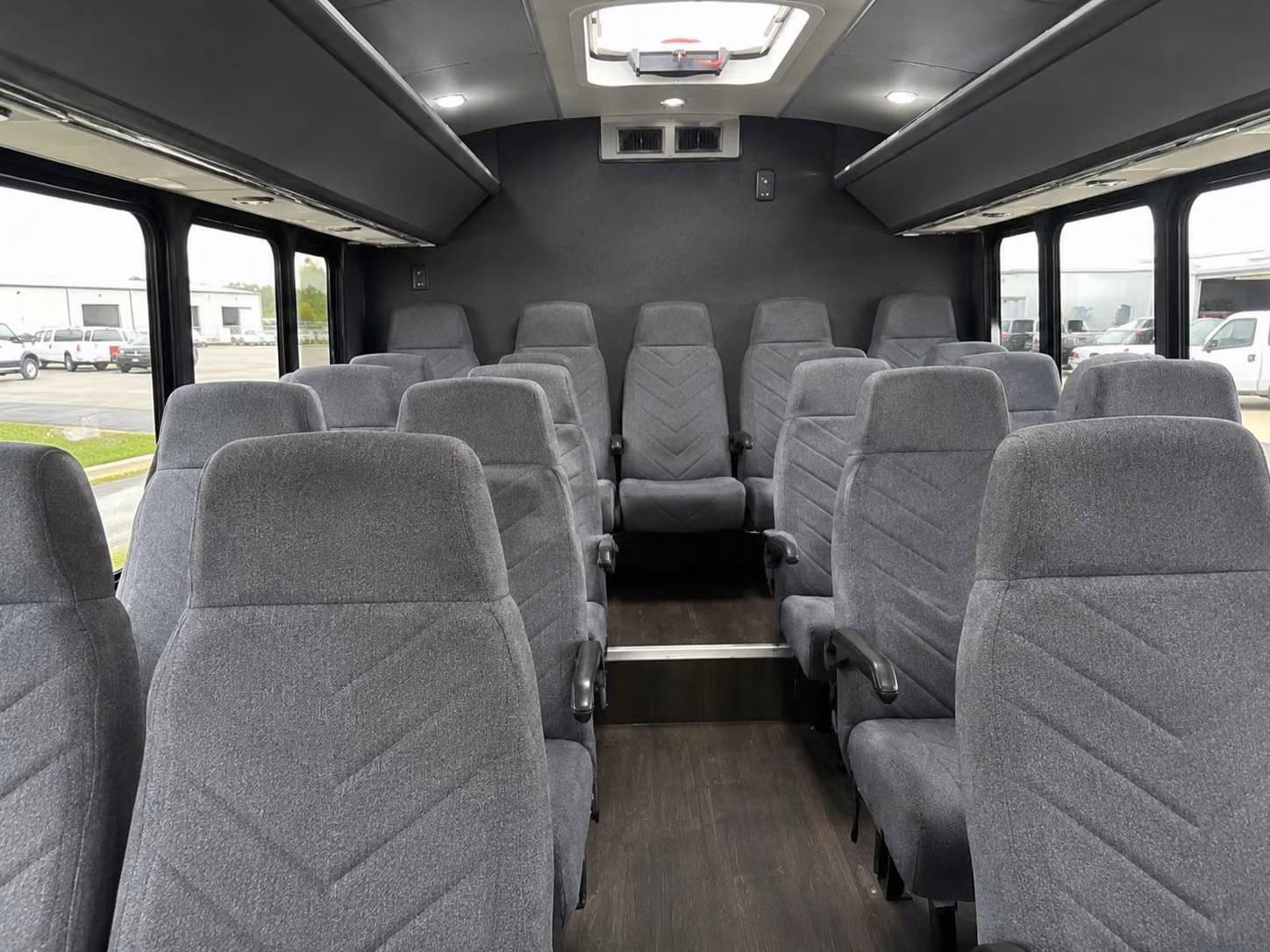 20 passenger minibus interior