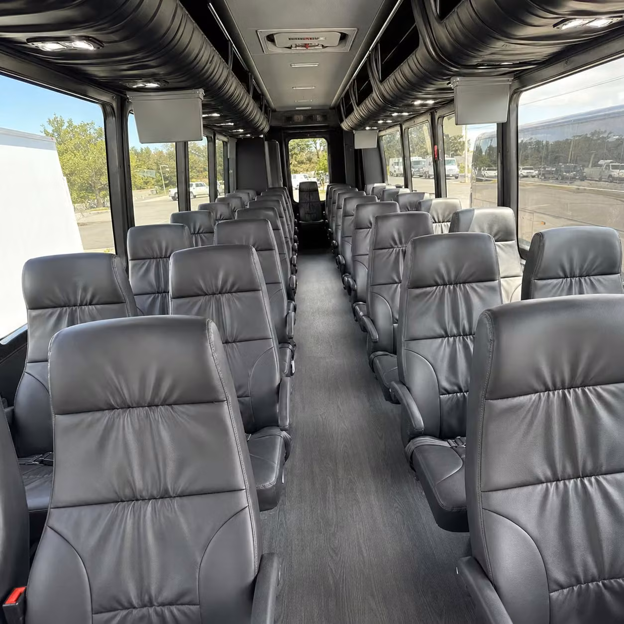 30 passenger minibus inside